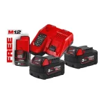 اره زنجیری تیغه 40 سانتی متر میلواکی به همراه ست باتری مدل M18NRG-502 - تصویر 3