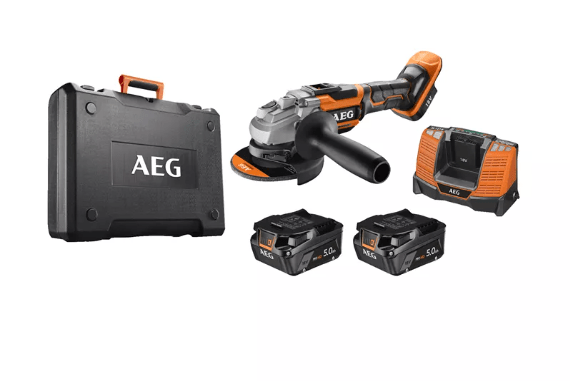مینی فرز شارژی 18 ولت AEG مدل BEWS18-125BLLI