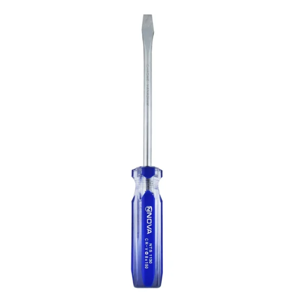 پیچ گوشتی دسته کریستالی تکی دوسو 150*8 نووا مدل 1130