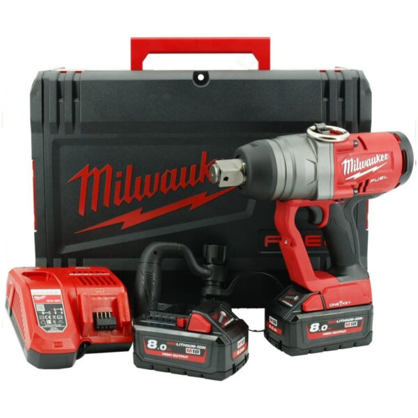 آچار بکس شارژی ۱ اینچ ۱۸ ولت میلواکی مدل M18ONEFHIWF1-802X