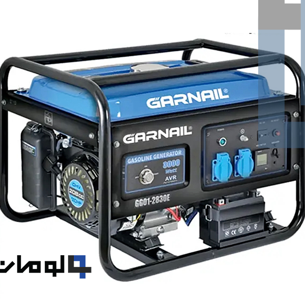 موتور برق 3000 وات تک سیلندر 4 زمانه استارتی گارنیل مدل GG01-2830E
