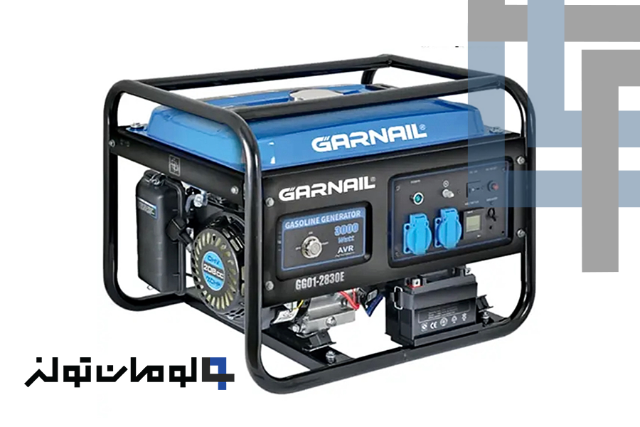 موتور برق 3000 وات تک سیلندر 4 زمانه استارتی گارنیل مدل GG01-2830E