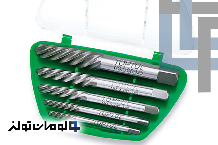 lomantools cover قلاویز چپ گرد دنده درشت 5 عددی TOPTUL مدل JGAW0502