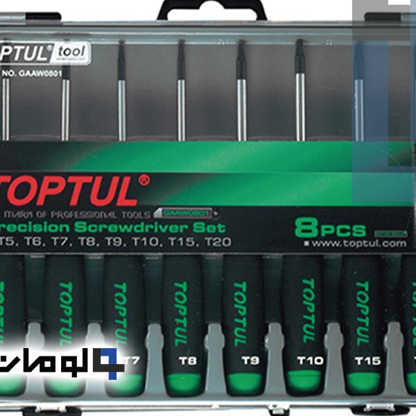 جعبه پیچ‌گوشتی موبایلی 8 عددی TOPTUL مدل GAAW0801