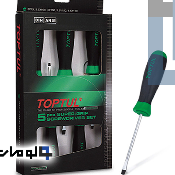 پیچ گوشتی جعبه ای دوسو 5 عددی TOPTUL مدل GAAE0503