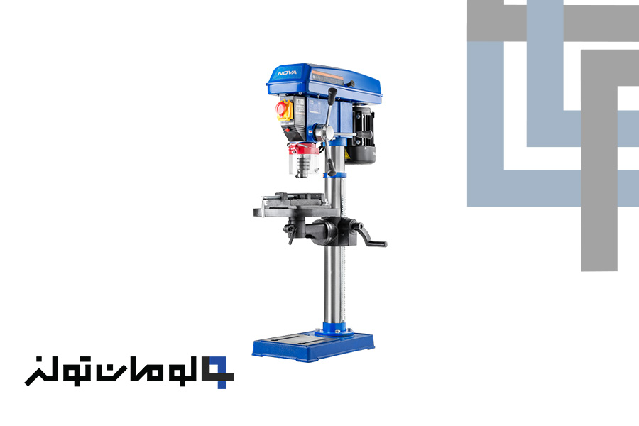 دریل ستونی 16 میلیمتر ۵۵۰ وات ارتفاع ۹۸۰ میلیمتر