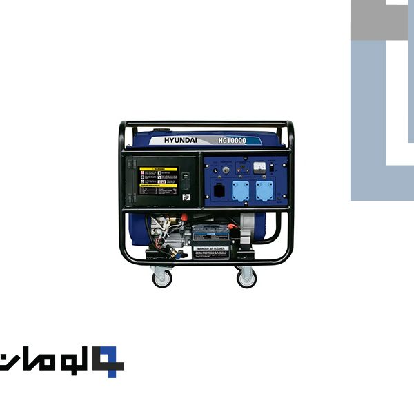 موتور برق هیوندای مدل HG10000 ظرفیت ۱۰ کیلووات تک فاز
