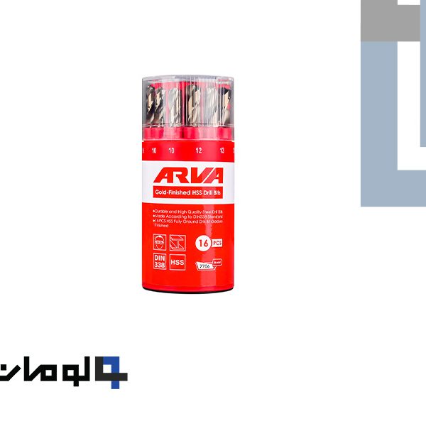 ست مته ۱۶ عددی HSS طلایی
